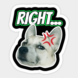 FUNNY DOG Sticker